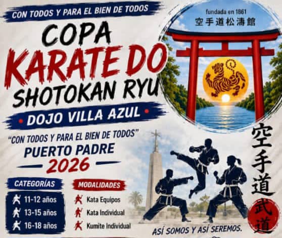 Puerto Padre será sede de la Gran Copa de Artes Marciales Shotokan Karate Do Cuba-México