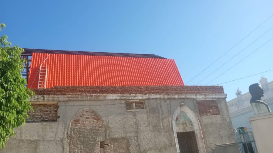 Avanza techado de iglesia parroquial de Las Tunas