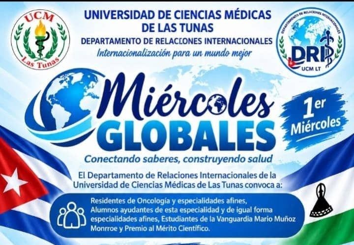 Acoge Universidad de Ciencias Médicas de Las Tunas iniciativa internacional Miércoles Globales